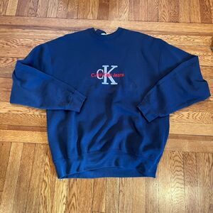 vintage spell out calvin‎ klein crewneck
